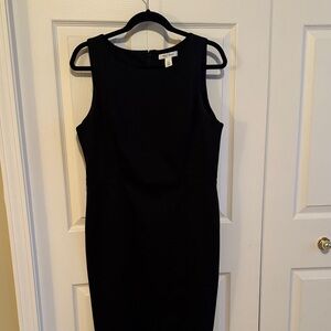 White House Black Market Black Midi Dress